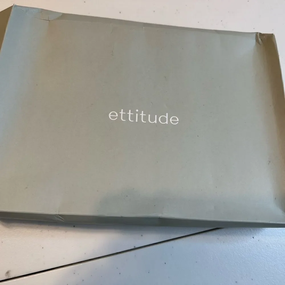 NWT Ettitude Women’s Sateen Jumpsuit V Neck Wide Legs - Onyx - Size XL